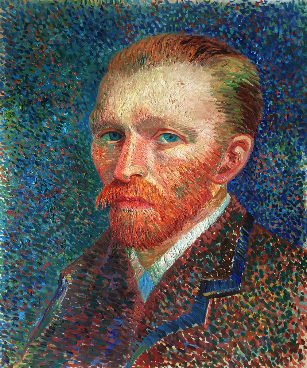 Self Portrait - Van Gogh Painting On Canvas